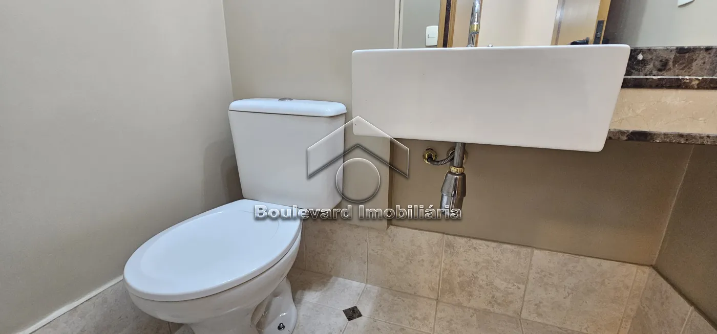 Lavabo Alugar Apartamento / Padrão em Ribeirão Preto R$ 3.350,00 - Foto 8